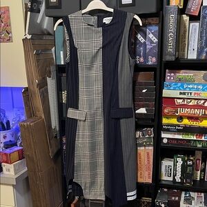 Monse Sleveless Patchwork Dress Size 8 EXCELLENT Condition